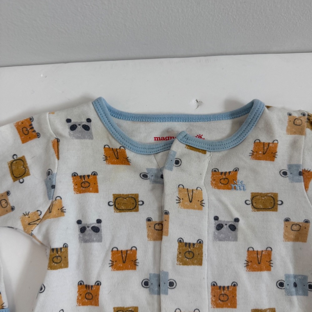Magnetic Me Animal Print Sleeper Size 6-9 Months - Picture 4 of 11
